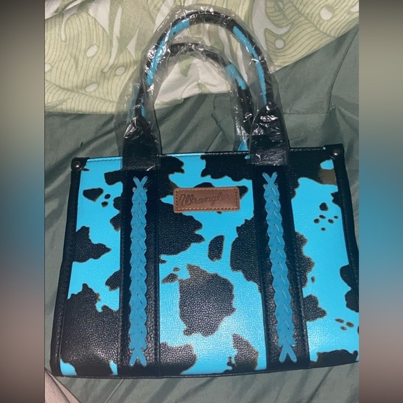 Wrangler cow print handbag - Picture 6 of 8